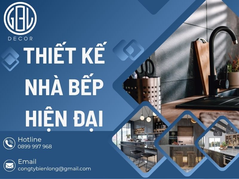 Thiết kế nhà bếp hiện đại 